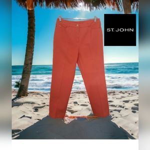 ST.JOHN SPORT by Marie Gray orange jeans